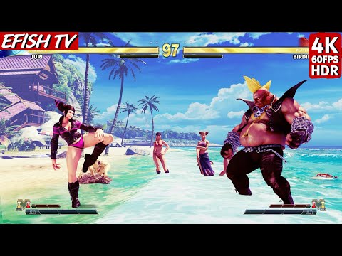 Juri vs Birdie (Hardest AI) - Street Fighter V