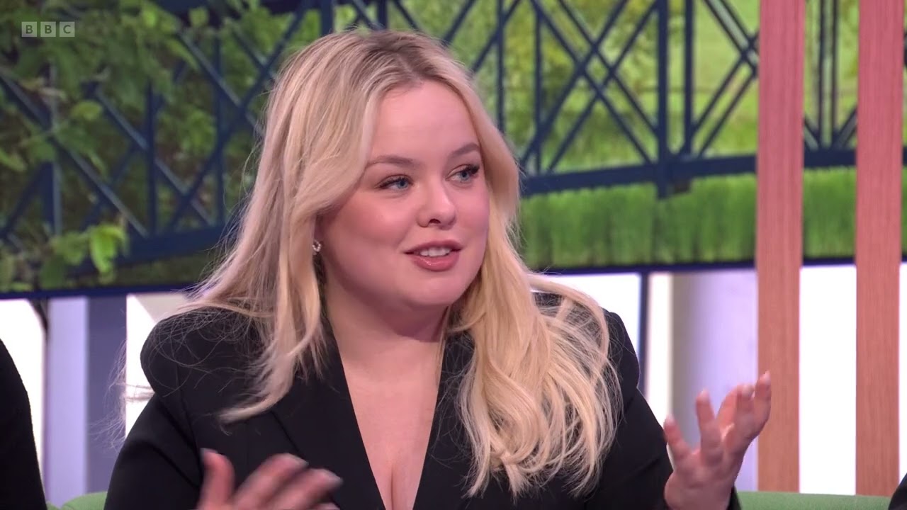 Bridgerton Stars Nicola Coughlan & Luke Newton on bbc The One Show