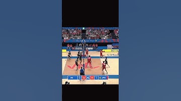 powerful spike 💪 [subscribe] #volleyball #viralvideo #sports #algorithms #algorithm