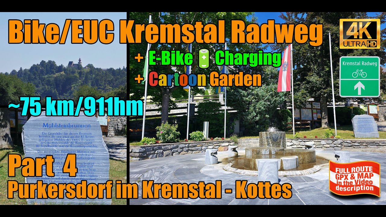 Official 🇦🇹 Bicycle/EUC Kremstal Radweg | Part 4 | 4K