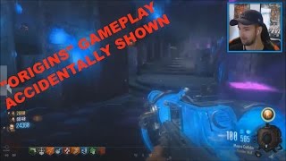 BO3  "ORIGINS" DLC5 GAMEPLAY ACCIDENTALLY SHOWN  PHD, MG08 PAP,  gameplay at the end of the video