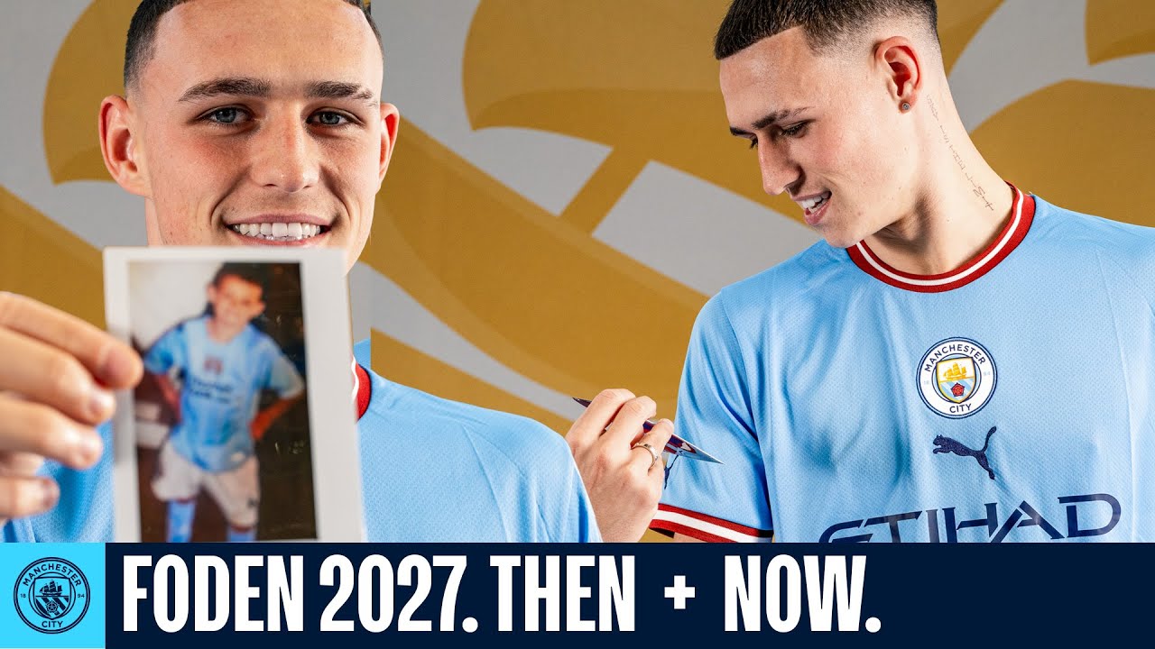 PHIL FODEN | THEN & NOW | New Man City Contract until 2027!