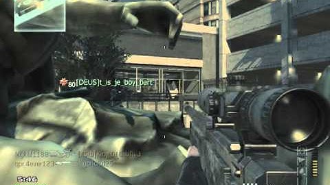 quick scope wall bang: MW3