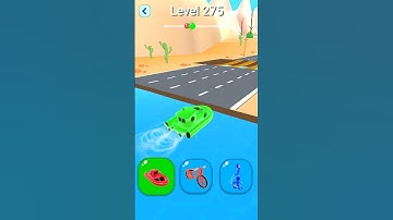 Shape-shifting Funny Race All Level Gameplay Walkthrough Master Level #275 BeamNG.drive #Shorts