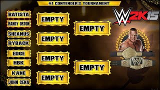 WWE 2K15 Brock Lesnar WWE Championship TOURNAMENT Gameplay | WWE 2K15 GAMEPLAY ||