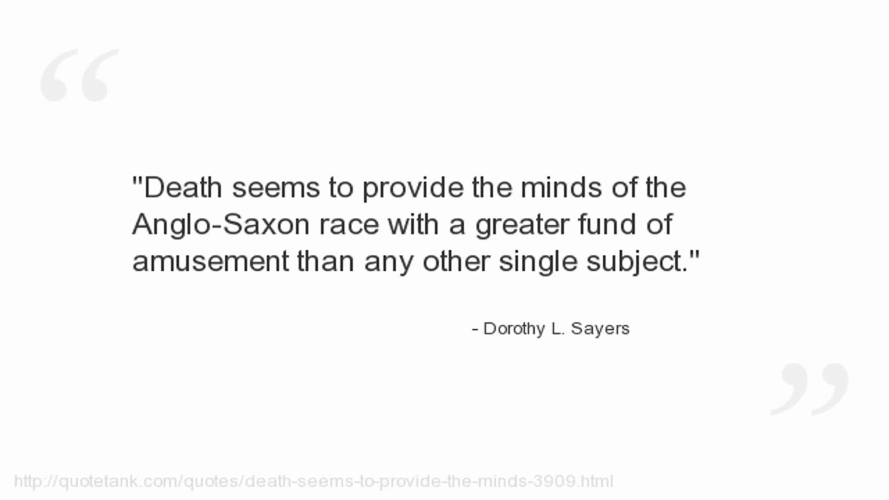 Dorothy L. Sayers Quotes - YouTube