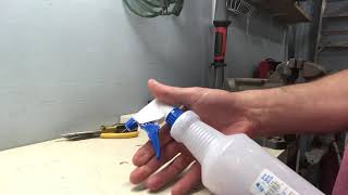 Broken Walmart Spray Bottle Trigger Fix Modification