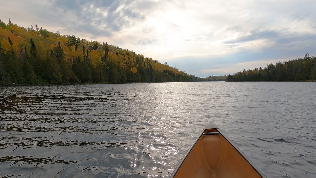 Paddling Canoe Lake from the Pine Lake portage to the Alder Lake