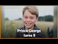 Britain's Prince George marks eighth birthday with a grin