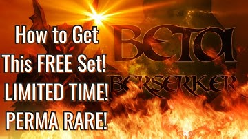 AQ3D How to get Beta Berserker Perma Rare Set Items! Battle Gems & Battle Gem Shards!