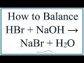 Chemical Reactions and Balancing
