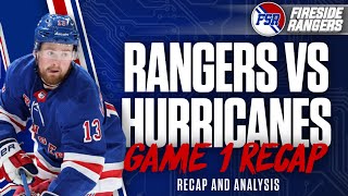 Rangers DOMINATE the Canes in Game 1! | Mika May | Laviolette Goated | Playoff Recap