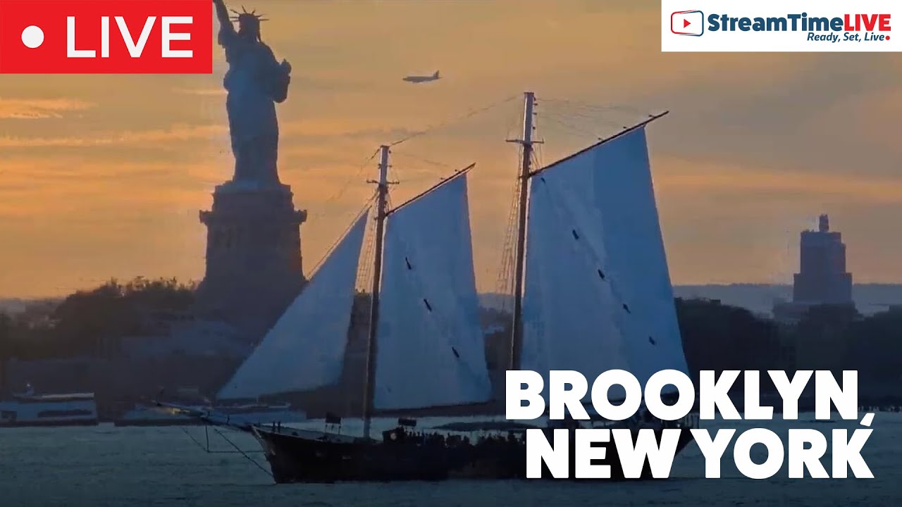 LIVE CAMERA: New York City Harbor, Brooklyn, New York | StreamTime LIVE