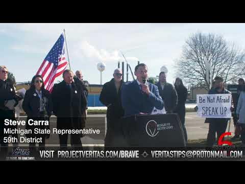 MI State Reps held rally at Pfizer demanding answers to #DirectedEvolution and #Pfertility videos