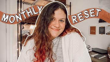 NOVEMBER MONTHLY RESET: Setting Goals, Reflecting on October and Making a New Wallpaper