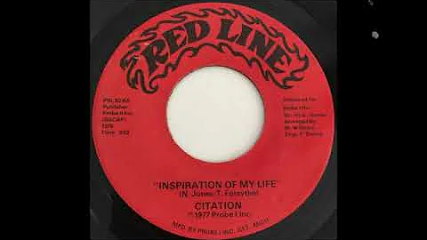 Citation - Inspiration Of My Life.