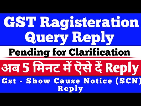 Gst Query response | Gst ragisteration query reply |Gst ragisteration Notice Reply |Gst Notice Reply