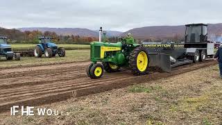 My dad's last time driving a tractor and the story why