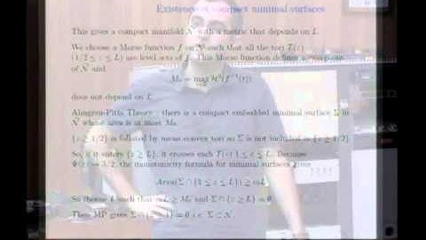 Laurent Mazet - Minimal surfaces in finite volume hyperbolic 3-manifolds