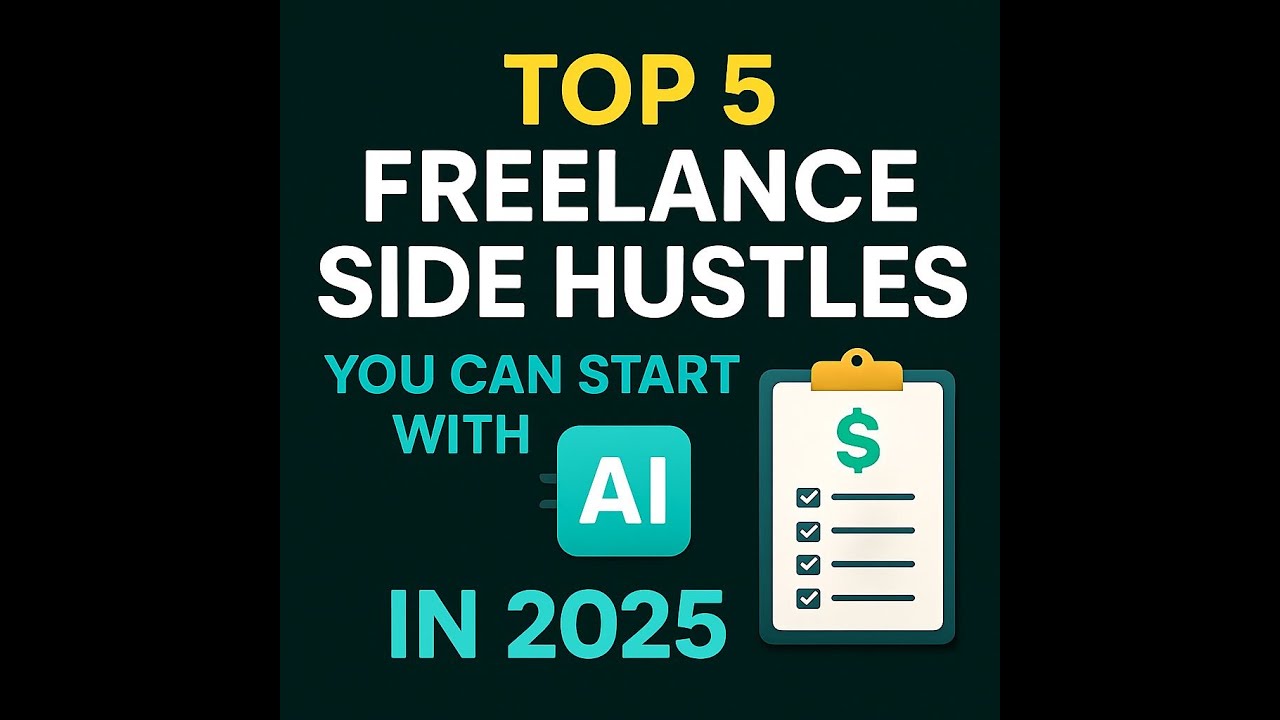 Top 5 Freelance Side Hustles You Can Start with AI in 2025 - YouTube