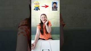 How to draw Minion Doll Boy Cheol-su Squid Game 3 #shorts