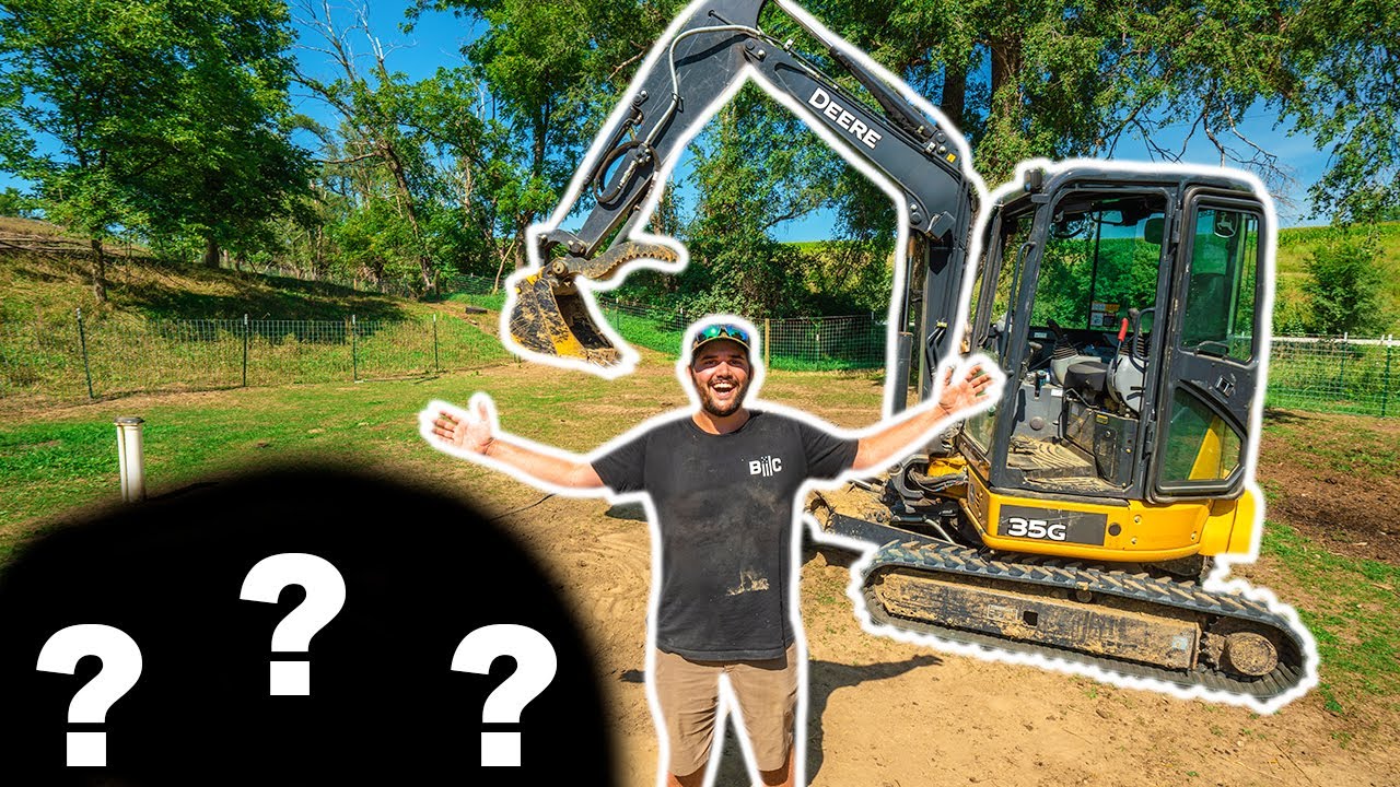 DIGGING a POND for My PET PIGS in My BACKYARD!!! - YouTube