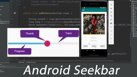 How to implement a "scrub-able" seekbar in your Android music app