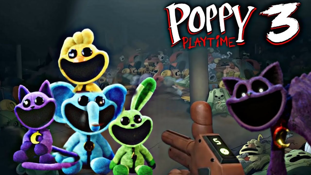 Убиваю маленьких животных poppy play time 3 😎🔥😎🤩❤️