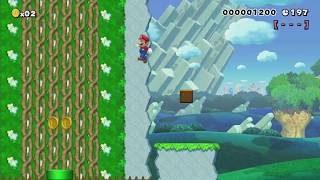 4-3 Complex Simplicity - Ocean by Devann ~ World Record! - Super Mario Maker - No Commentary 1bt