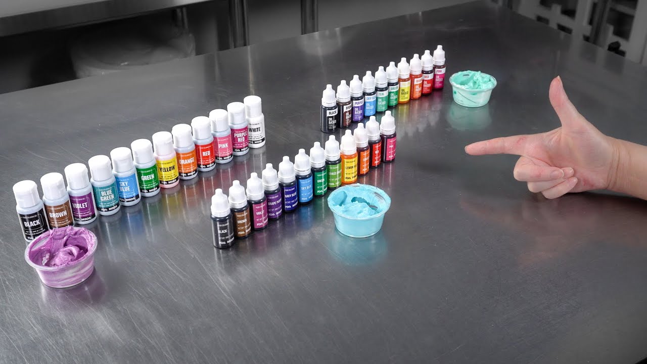 U.S. Art Supply 24 Color Food Coloring Liqua-Gel Decorating Kit Primary and Secondary Colors