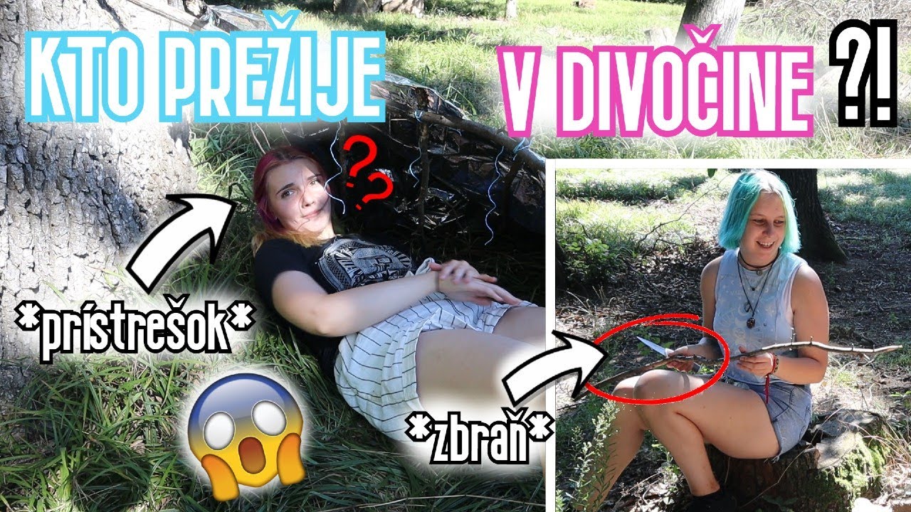 KTO PREŽIJE V DIVOČINE? 😱🤕 *challenge*