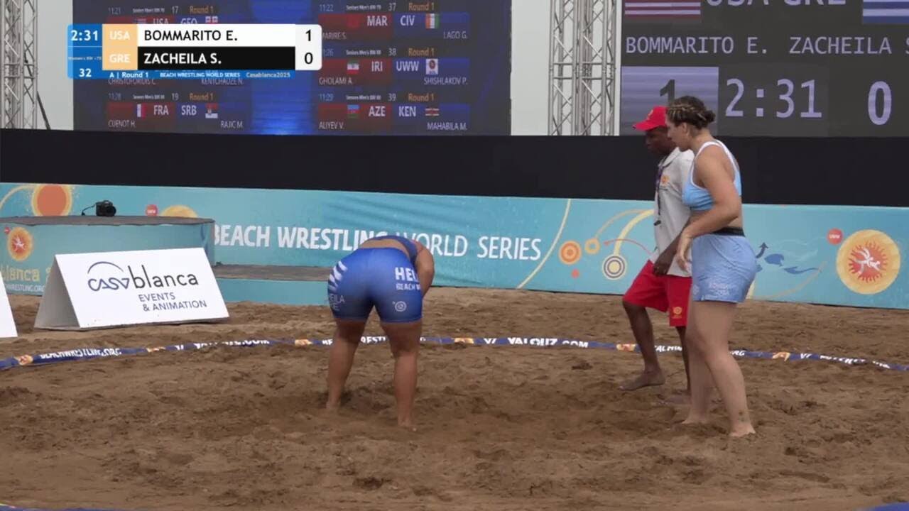 Eliana Rose BOMMARITO (USA) vs. Stefania ZACHEILA (GRE) • A | Round 1 • Women's BW +70Kg