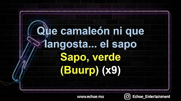 Azul Azul - Sapo (Versión Karaoke)