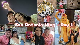 San Antonio Vlog Day 1 | Alamo, Voodoo Donuts, River Walk Cruise, Tower of the Americas & More
