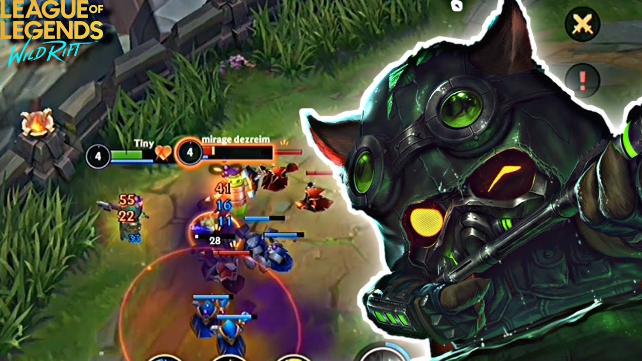 TEEMO VS SINGED TOP LANE - Wild Rift