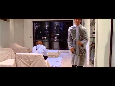 American Psycho - Funny Raincoat Scene