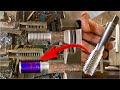 Creating amazing threads with a Thread Drill on a Lathe Machine | Technical skill a thread making