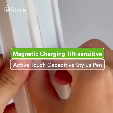 صدى نيوز |  Magnetic Charging Tilt-sensitive Active Touch Capacitive Stylus Pen..