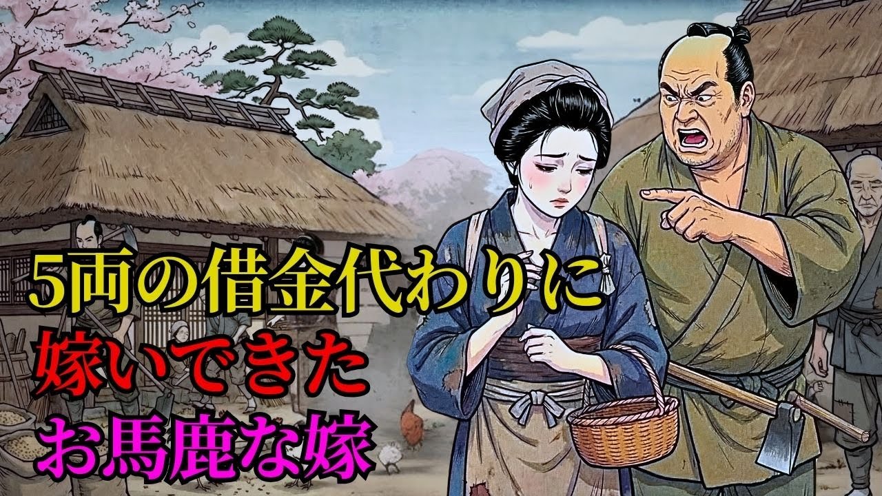借金のかわりに嫁いだ「馬鹿」と呼ばれた娘の正体… 壊滅寸前の村を救った驚愕の能力とは？ | 野談 | 伝説 | 昔話 | 説話 | 民話