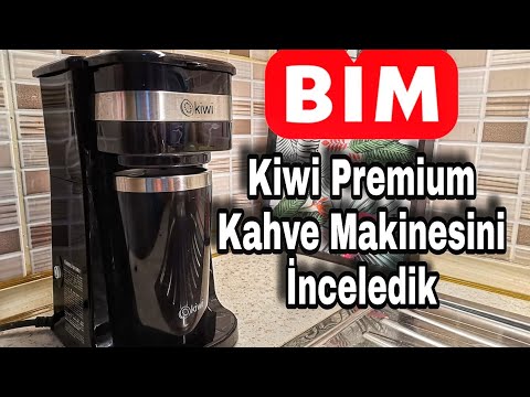 Bim'e Gelen Kiwi Premium Filtre Kahve Makinesini İnceledik..