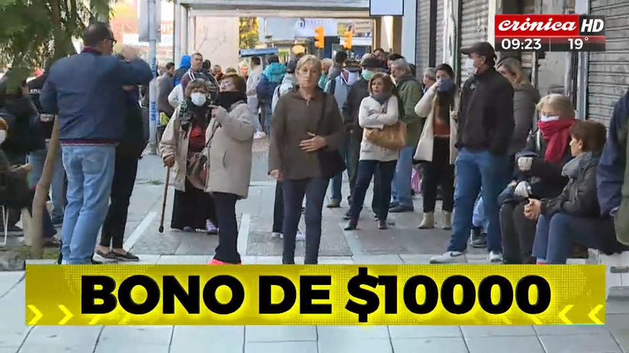 Atención jubilados: se viene un bono de 10.000 pesos y un extra de 5. ...