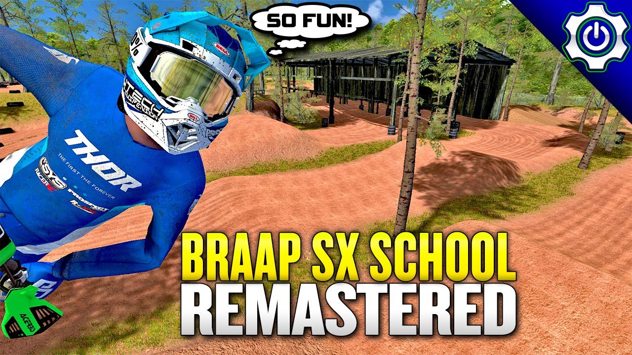 Easy SX track in MX Bikes! | Braap SX School Remastered | Track