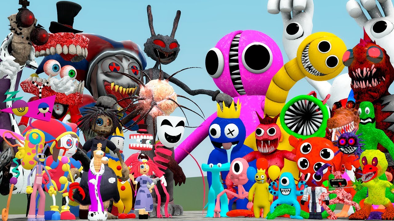 ALL AMAZING DIGITAL CIRCUS FAMILY VS RAINBOW FRIENDS CHAPTER 4