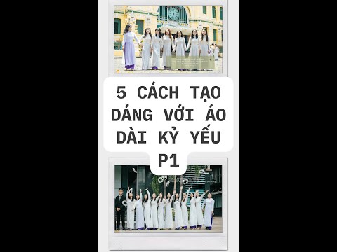 5 CÁCH TẠI DÁNG CHỤP ẢNH VỚI ÁO DÀI KỶ YẾU P1 || KỶ YẾU SÀI GÒN #shorts