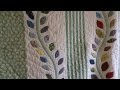 How to make a curved vine for applique-quilted vine- hand applique- learn to quilt