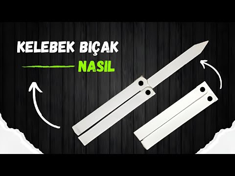 Diy Kağıttan Kelebek Bıçağı Nasıl Yapılır