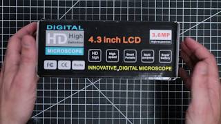 Celebrity KKMOON 600x Microscope with screen and stand unboxing and review Net Worth