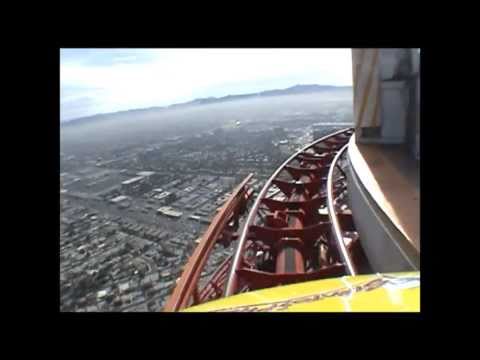 High Roller Roller Coaster POV Stratosphere Tower Las Vegas Closed