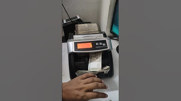 Money counting Machine overloaded by 500 rupees #shortsvideo #shorts #short