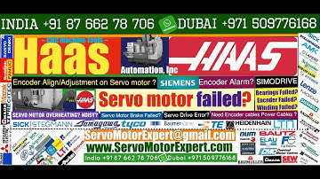Haas CNC Siemens SINUMERIK,motor feedback encoder,heidenhain repairs,Resolver Commutation Alignment